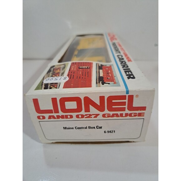 Lionel 6-9421 Electric Train O Gauge Model Railroad Maine Central Boxcar w/Box - Picture 8 of 10